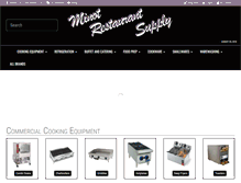 Tablet Screenshot of minotrestaurantsupply.com